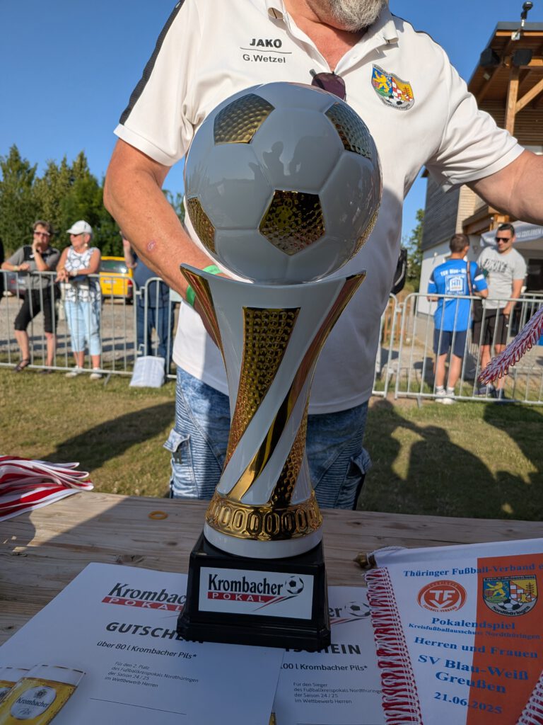 Kreispokalfinale Herren 2024/2025 in Greußen