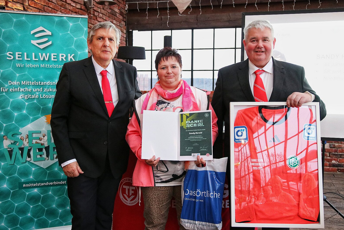 „Danke Schiri. 2025/26“ - Kreis- und Landessiegerin Frauen - Sandy Herold